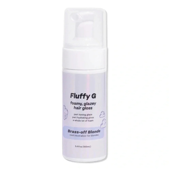 $10❤️‍🔥 ONLY 1! HALLY Fluffy G Foamy Glazy Hair Gloss BRASS-OFF BLONDE 👩🏼 NEW - Picture 1 of 9